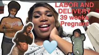 OUR LABOR AND DELIVERY VLOG OF OUR RAINBOW BABY/ INDUCED  AT 39 WEEKS SUCCESSFUL BIRTH EXPERIENCE !