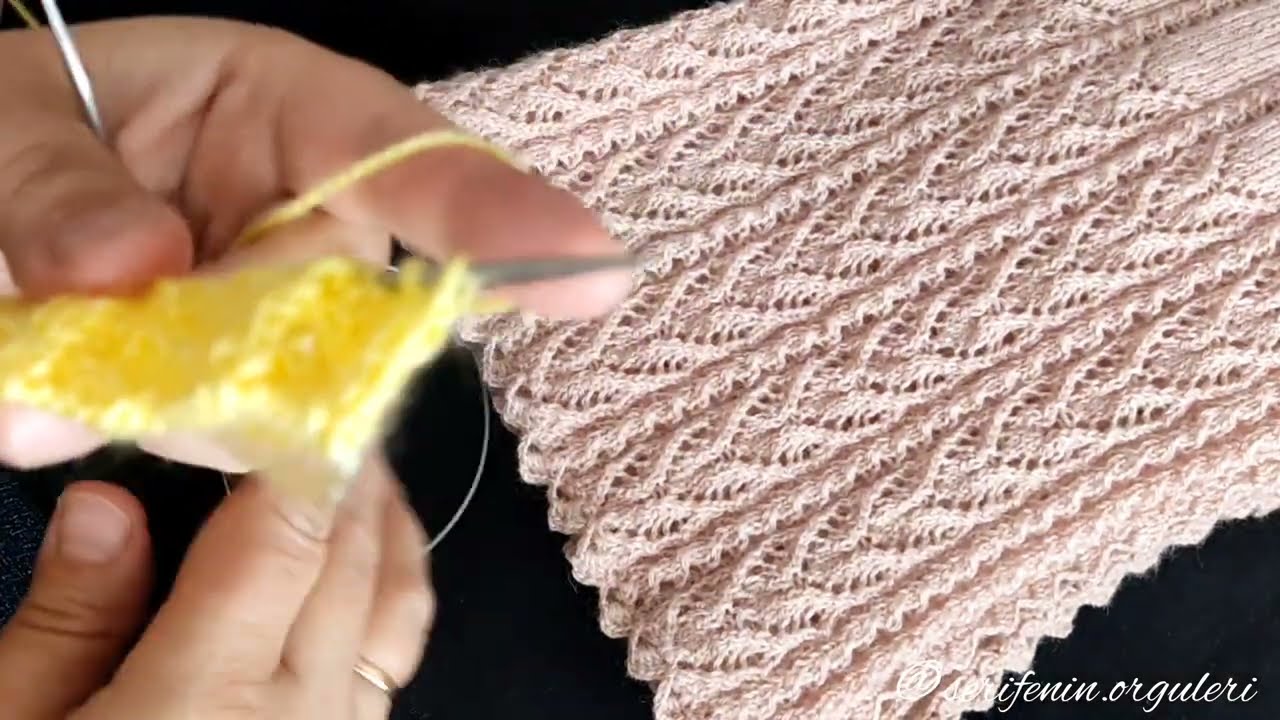 AJURLU BAŞAKLAR YELEK MODELİ #yelek #sweaterdesign #knitting