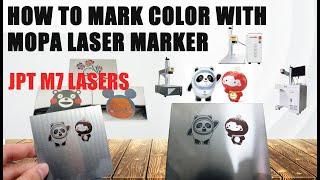 Mopa Fiber Laser Marking Machine for Stainless Steel Metal | Color Laser Marker for Sales