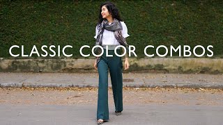 Classic Color Combinations That Always Look Chic - How To Wear Green