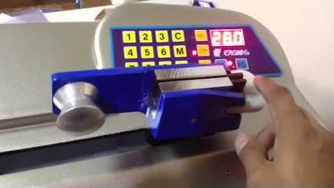 stringing machine problem