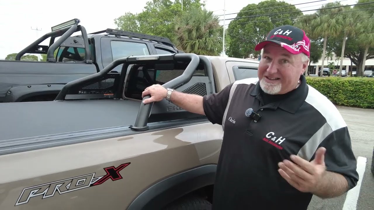 New! Bak Revolver x4S on a 2025 Nissan Frontier with Factory Roll Bar review by C&H Auto Accessories