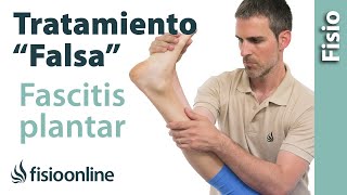 Tratamiento de la 'falsa' Fascitis plantar o dolor en la planta del pie.