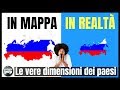 Quanto sono grandi i paesi del mondo per davvero?