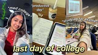 productive day in my life- last day of MBBS, studying, preparing for exams👩🏻‍⚕️🍃
