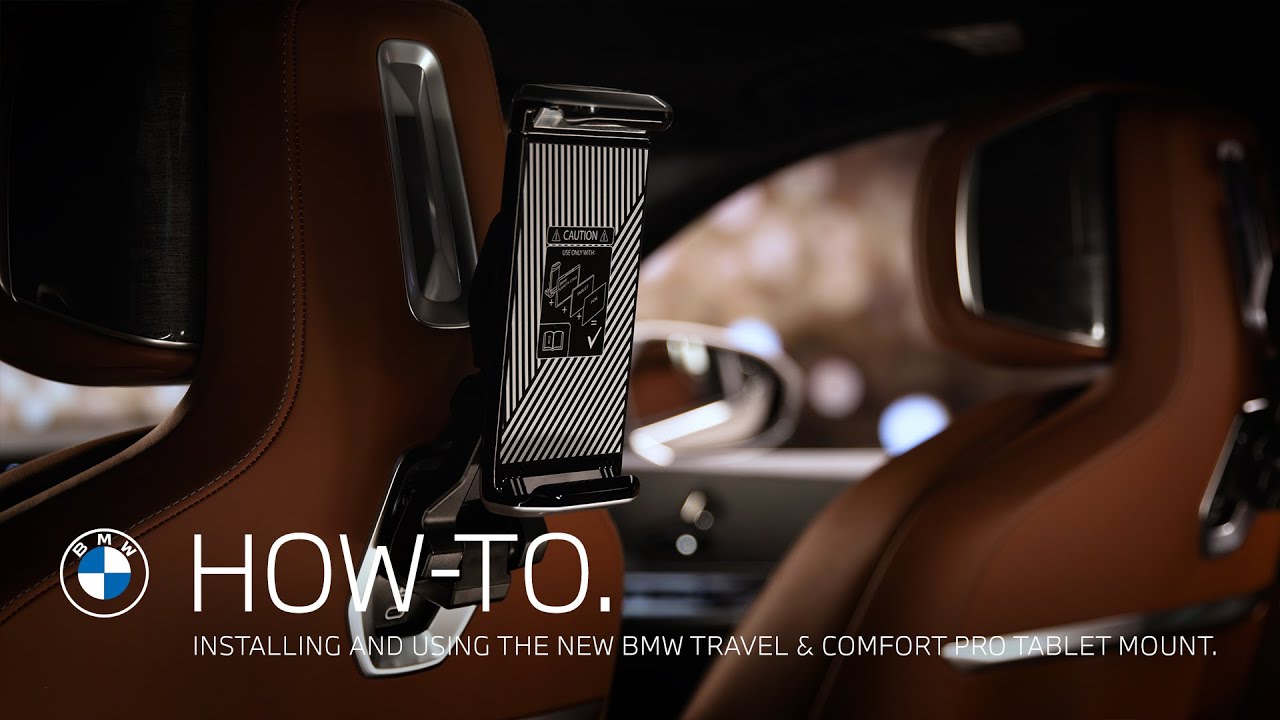 Enhance Your BMW Experience with the BMW Travel & Comfort Pro Tablet Mount