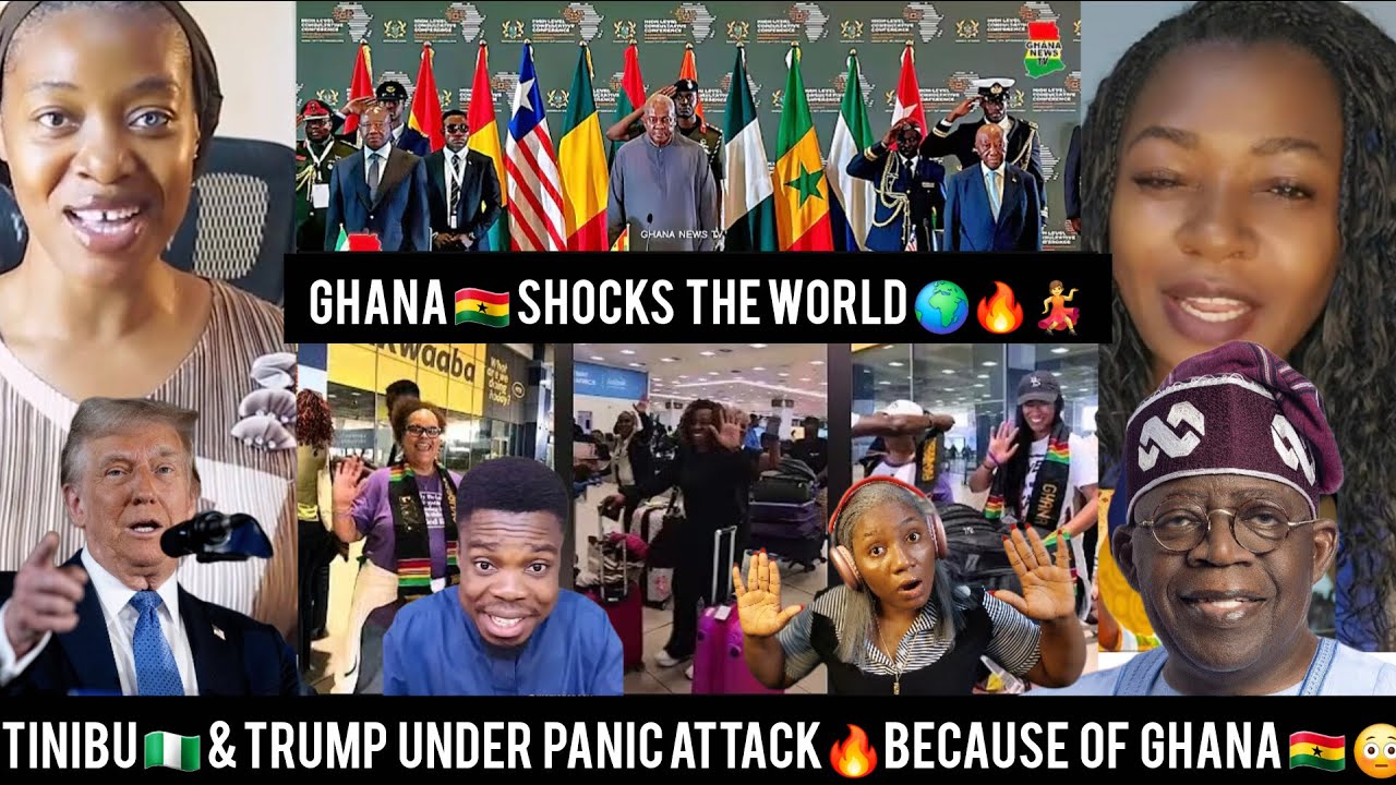 BREAKING‼️🔥💃GHANA 🇬🇭SENDS TRUMP🇺🇸 &TINIBU🇳🇬UNDER PANICATTACK🔥BECAUSE OF...