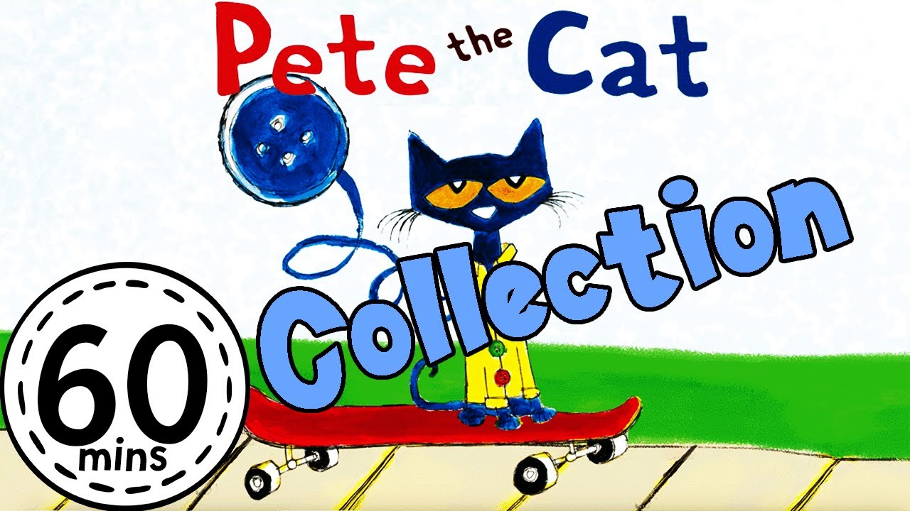 Pete The Cat and His Four Groovy Buttons 1 Hour Collection | KittyCatCollection