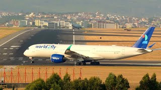 World2fly Airbus A350-900 Takeoff at Lisbon Airport