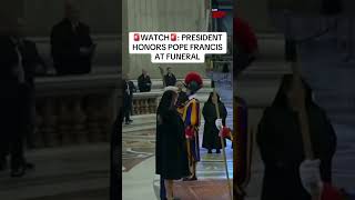 President Trump arrived in the Vatican for Pope Francis funeral