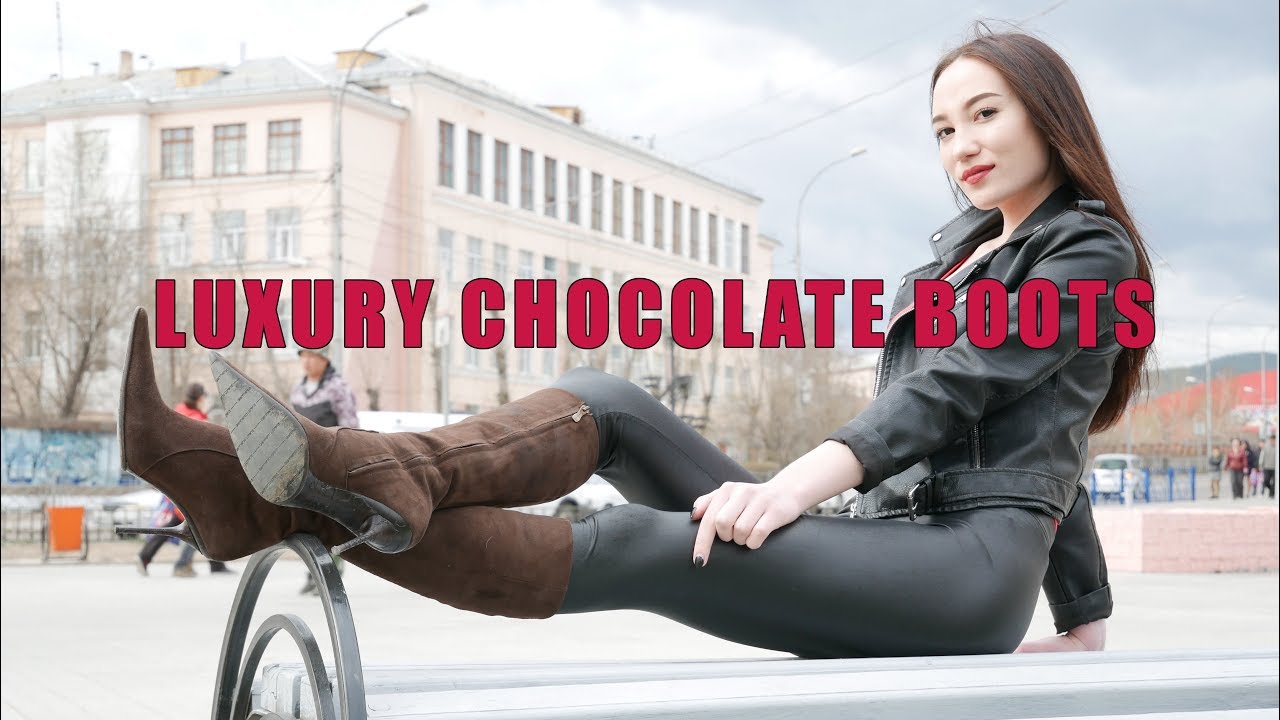 Christina's pointed toe high heels Gianmarco Lorenzi boots Size 37,5 (US 7.5) Chocolate Suede