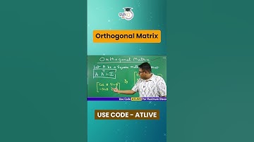 UPSC Maths Optional | Orthogonal Matrix | UPSC Mains | StudyIQ IAS