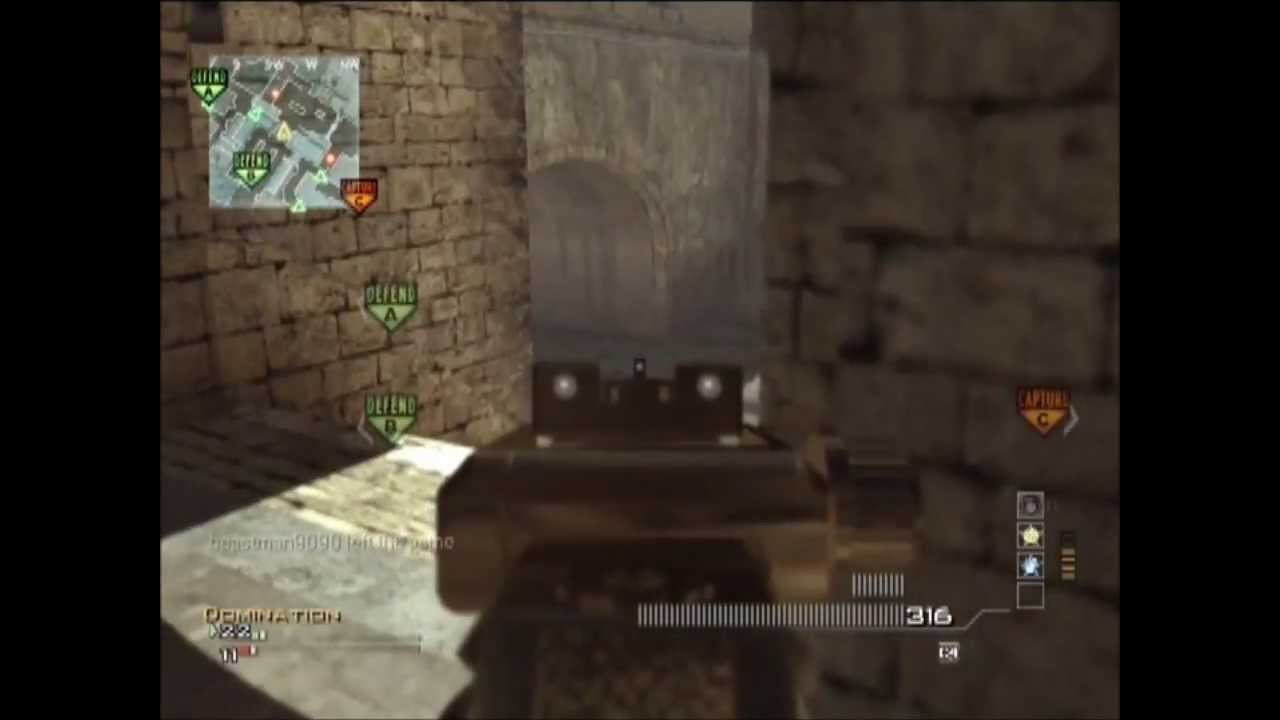 CoD Mw3 - 51-1 Mp7 Big Gunstreak