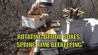 Beekeeping in the Early Spring: Brood Box Rotation #beekeeping