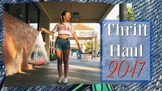 First Thrift Haul of 2017! ~ Try-On, Trends for the New Year!