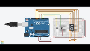 contador en arduino -simulador tinkercad