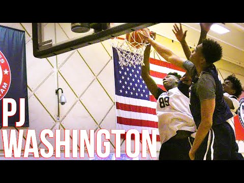 PJ Washington Caught a BODY! FULL HIGHLIGHTS From Team USA 2016 Junior Men's Basketball Camp