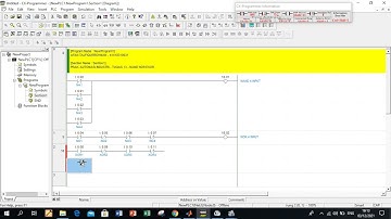Simulasi Tutorial Gerbang Logika NAND, NOR, EXOR dengan 4 Input (CX - Programmer)