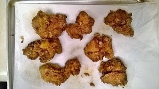 Cast Iron Cooking Fried Chicken Livers