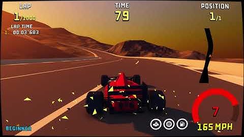 Super Retro GP - How not to take a lap on 