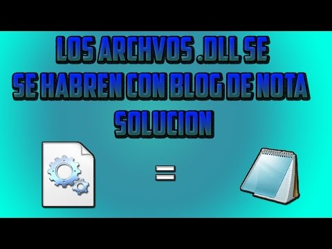 Video: Cómo Abrir Un Archivo Con Extensión Dll