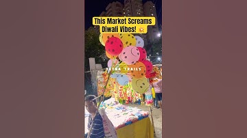 Colorful Diwali Bazaar Vibes | Beautiful Latkans & Lights #diwali  #festival #diwalispecial #india