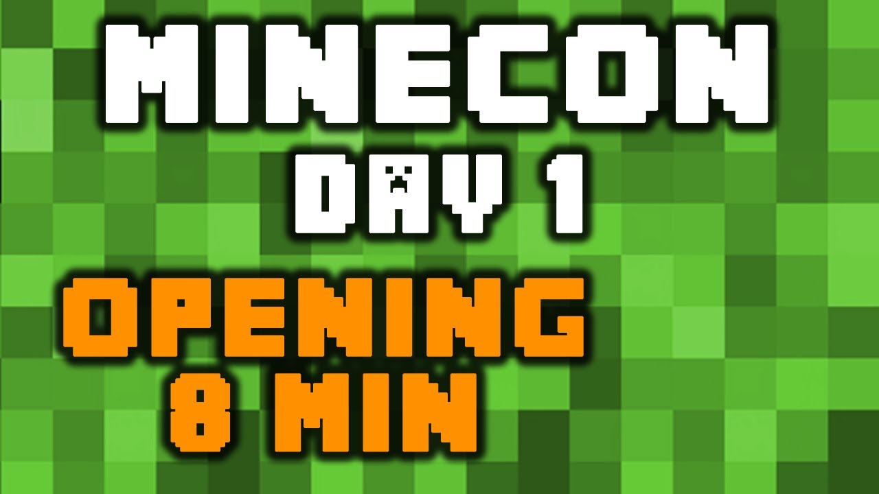 Opening 8 mins - Day 1 - MINECON 2011 w/ Wolv21