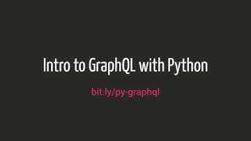 Intro to GraphQL with Python