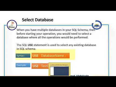 4 HOW TO SELECT DATABASE SQL SERVER KURDISH TUTORIALS