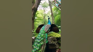 Flying Peacock Glows in the Sky | Mesmerizing AI Fantasy Animation in 4K