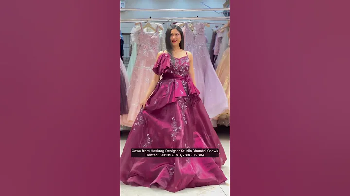 Designer Handwork Gown😍Shopping in Chandni Chowk#shorts #ashortaday #lehenga #wedding