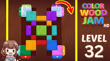 Color Wood Jam Level 32 Solution Walkthrough