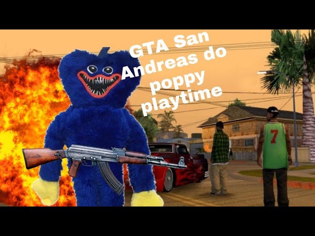 GTA San Andreas Poppy Playtime PJ Pug A Pillar Skin Mod 