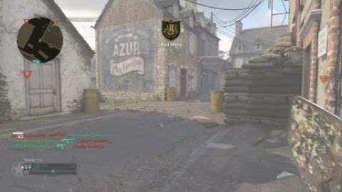 COD WW2 Cross Map Throwing Knife