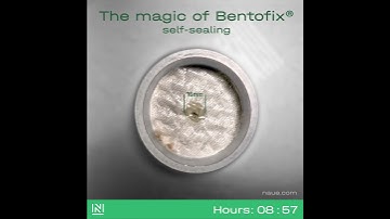 The magic of Naue Bentofix® geosynthetic clay liner (GCL)