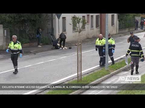 CICLISTA 67ENNE UCCISO DAVANTI ALLA MOGLIE, IL CORDOGLIO DEI SINDACI | 01/10/2022