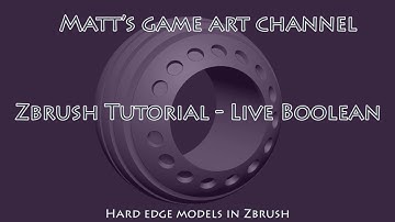 Zbrush 4R8 - Live Boolean Tutorial