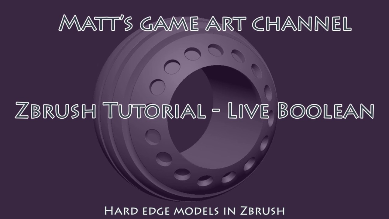 zbrush 4r8 booleans