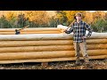 Im building my first log cabin with no experience  building a new small cabin  ep 9