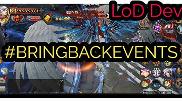 LEGACY OF DISCORD DEVELOPMENT TEAM BRING BACK EVENTS STOP SLEEPING - DIABLO666