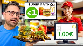 Mangio i CIBI MENO COSTOSI dei FAST FOOD per 24H!