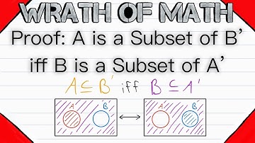 Proof: A is a Subset of B