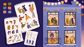 How to DRAW PEOPLE in Procreate (Procreate Class Trailer)