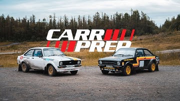 CarrPrep - Mk2 Ford Escort Rally Testing - Walters Arena Wales