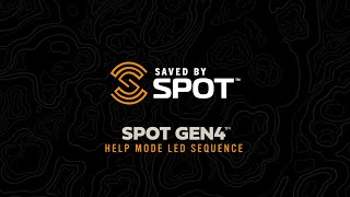 SPOT Gen4 Help Mode LED Sequence
