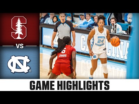 Stanford vs. North Carolina Game Highlights | 2025-26 ACC Women's Basketball