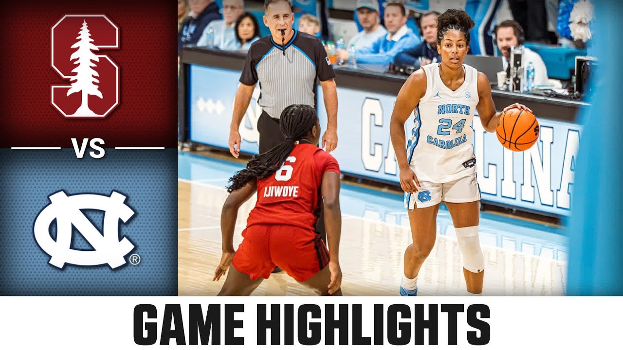 Stanford vs. North Carolina Game Highlights | 2025-26 ACC Women's Basketball