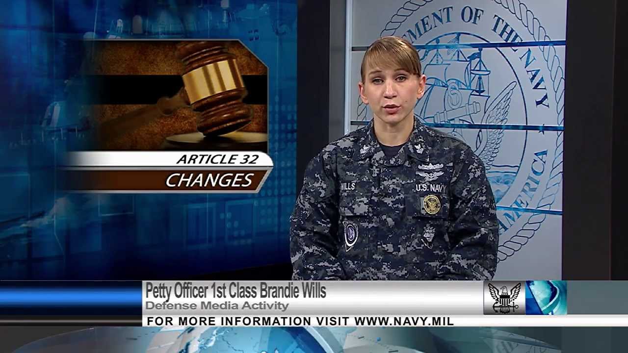 UCMJ Article 32 Changes YouTube Ucmj article 32 changes youtube