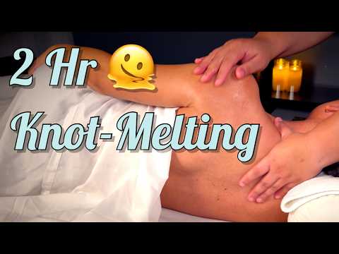 2 Hours of Deep Upper Back Tension Release | Unintentional ASMR (No Talking)