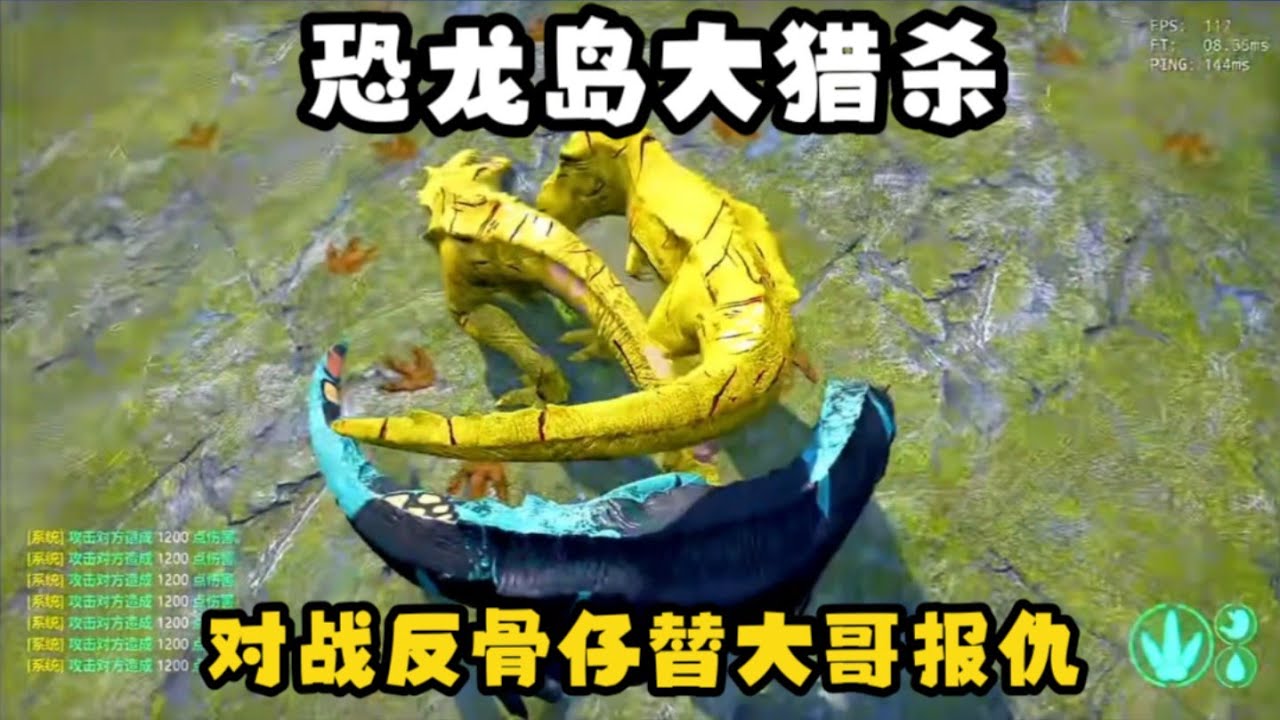 猫猫双视角【合集65】恐龙岛大猎杀：大哥被反骨仔杀害，姐弟两含泪进化复仇！！#恐龙岛 #憨豆